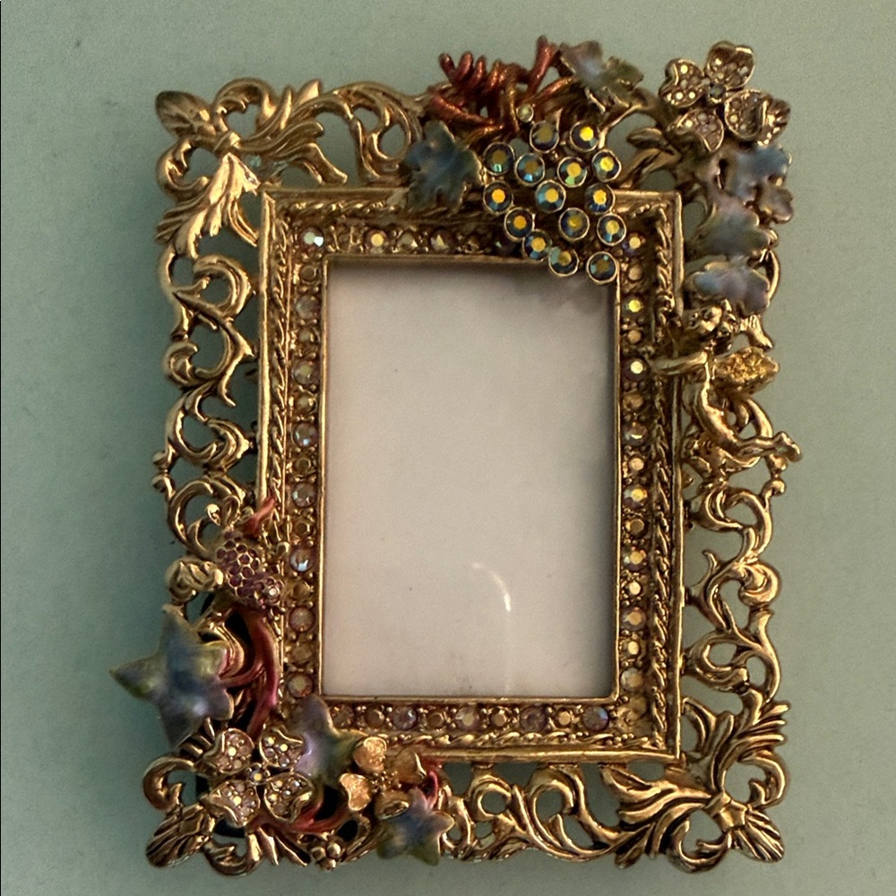 Kirk’s Folly Elegant Gold Floral Picture Frame - Picture 2 of 4